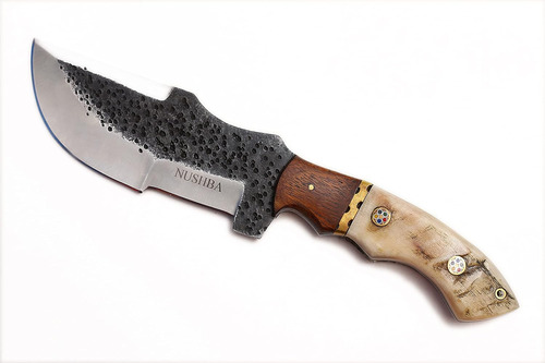 001 Hecho A Mano Rastreador Cuchillo - Mango De Cuerno De Ca