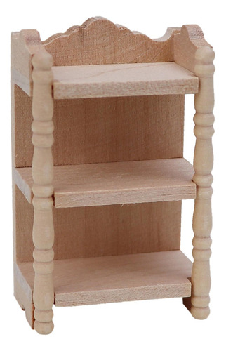 5 Dollhouse Bookshelf Mini Librería, Estante De Casa De