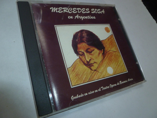 Mercedes Sosa - Teatro Opera En Argentina Cd - Abbey Road 