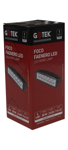 Foco Neblinero Rectangular Bi Volts 30w