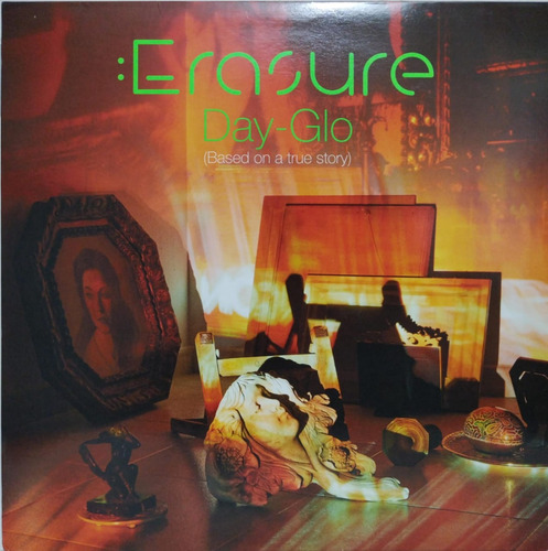 Erasure  Day-glo (based On A True Story) Lp Verde Uk Nm