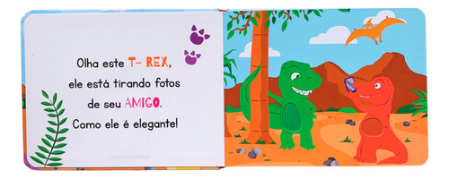 Estimulação Toque E Sinta Dinossauros C/ Músicas E Histórias, De Jiba Bruin. Série Toque E Sinta Editora Bom Bom Books, Capa Dura, Edição 1 Em Português, 2023