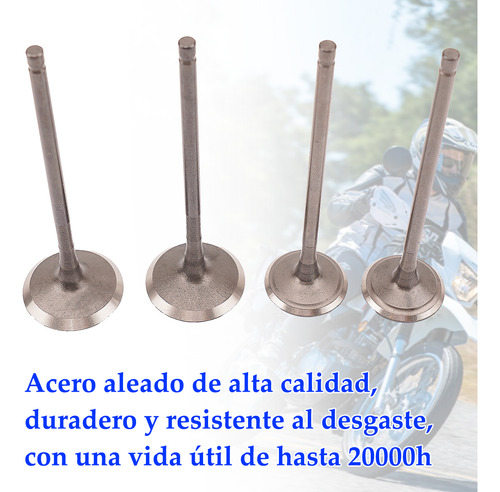 Válvulas Y Sellos Para Bajaj Pulsar Ns200 As200 Rs200