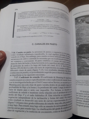 Libro Hidráulica De Canales Ven Te Chow (Usado)