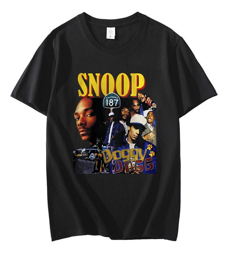 Camisa De Hip Hop Rap Cantante Snoop Doggy Dogg Vintage Para