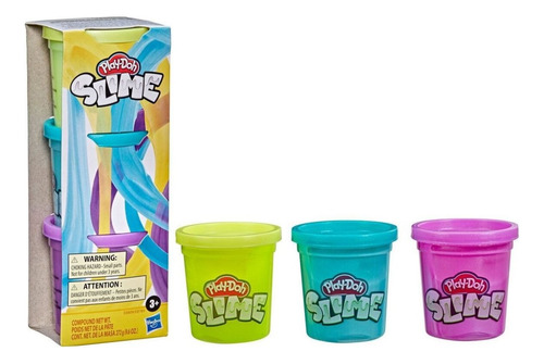 Pack Play Doh Slime 6 Latas Diferentes Colores