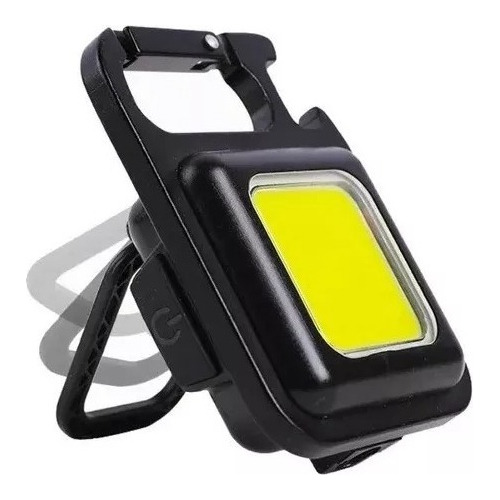 Linterna Led Cob 800 Lumens Llavero Gancho Mosqueton Iman