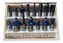 Comprar Brocas Router 15 Pz Zanco 1\u002F2 Profesional Fresas Router Carburo 