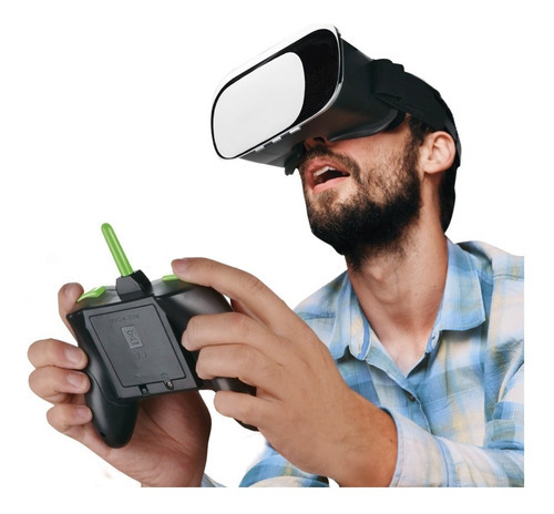 Drone Wifi Con Gafas De Realidad Virtual Toy Logic Color Negro