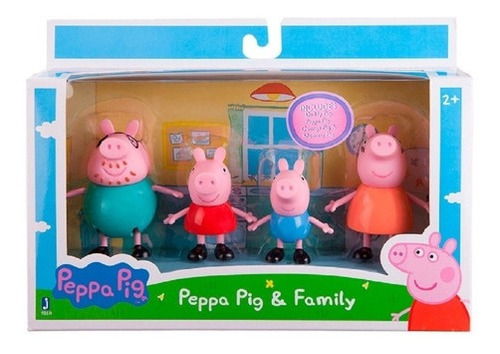 Peppa Pig Pack Con 4 Figuras Original 92610