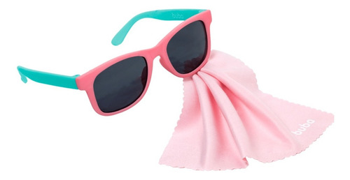 Imagem 7 de 10 de Óculos De Sol Rosa Bebe Infantil 100% Uva Uvb Flexível 0-36m