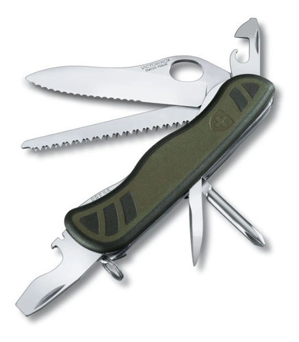 Cortaplumas Victorinox Swiss Soldier New Militar 10 Usos Color Verde