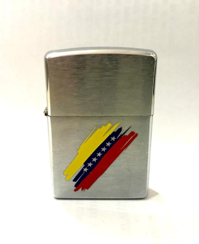 Encendedor Zippo Bandera Venezuela 7 Estrellas + Regalo