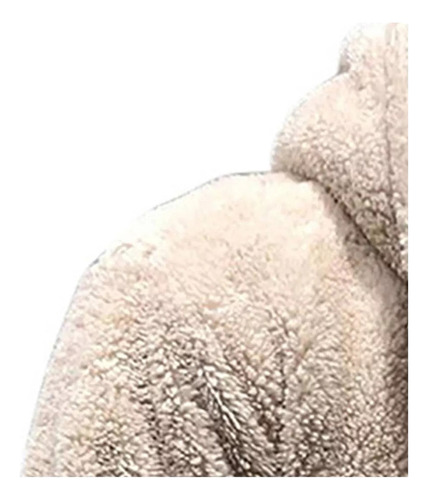 Chaqueta De Invierno Para Hombre Bolsillos De Lana Con Gorra
