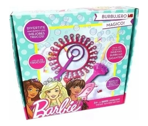 Barbie Burbujero Magico Bubble Lab Grande Playking