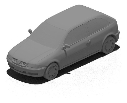 Stl Vw Gol G3 3p Para Impresión 3d