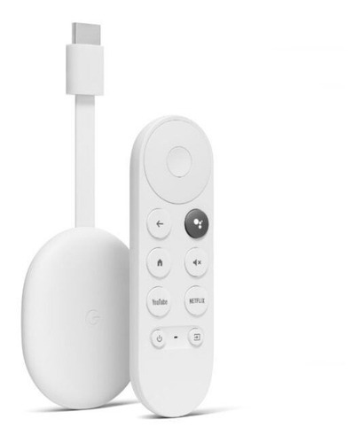 Google Chromecast With Google Tv De Voz 4k 8gb Blanco