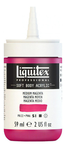 Tinta Acrílica Liquitex Soft Body 59ml S1 Medium Magenta