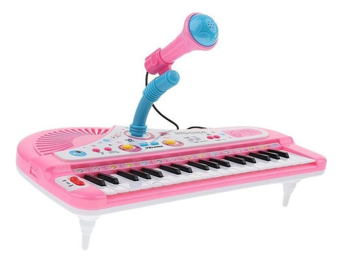 Teclado De Piano Eletrônico De Brinquedo De 37 Teclas Com