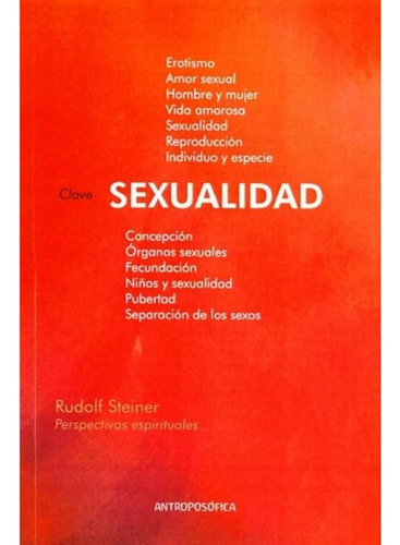 Sexualidad - Rudolf Steiner