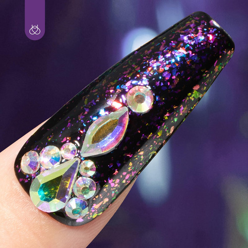 Esmalte Para Uñas En Gel Transparente Glitter Holografico