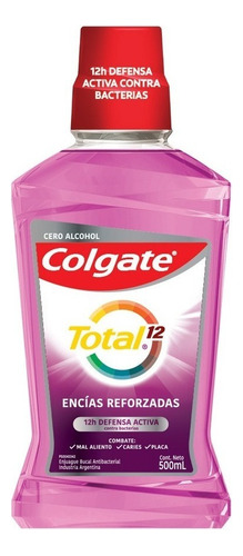 Enjuague Bucal Colgate Total Encias Reforzadas 500ml