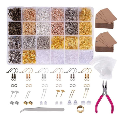 4240pcs De Suministros Para Hacer Aretes Con Ganchos Para