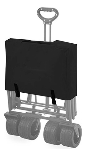 4 Cubierta Plegable Para Carrito De Carreta, Bolsa De Negro