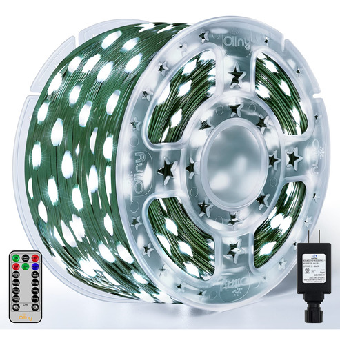 Ollny Luces De Navidad Para Exteriores, 1000 Led, 330 Pies,