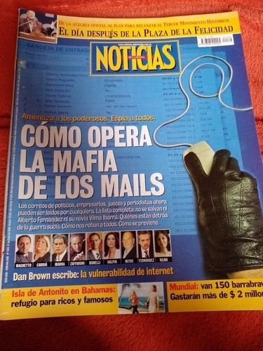 Revista Noticias Fantino Shakira Moria 27 5 2006 N1535