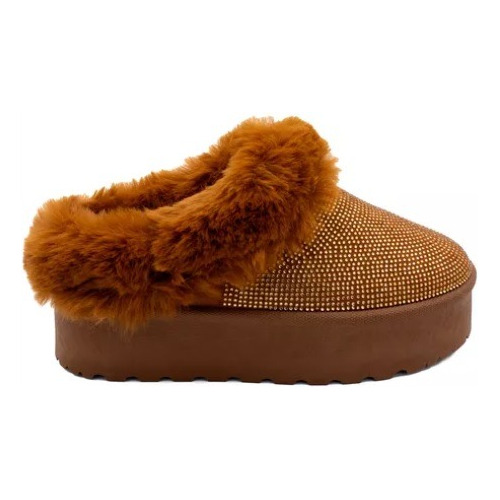 Sandalias Con Peluche Brillitos Bye Felicia | Hannamex