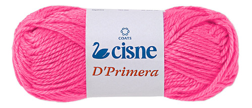 Lã Cisne D'primera Cores Sólidas 40g 84m Crochê Tricô Novelo Cor 01896 - Rosa Médio