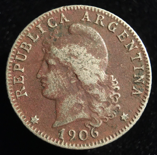 Argentina, 20 Centavos, 1906. Cj#57. F