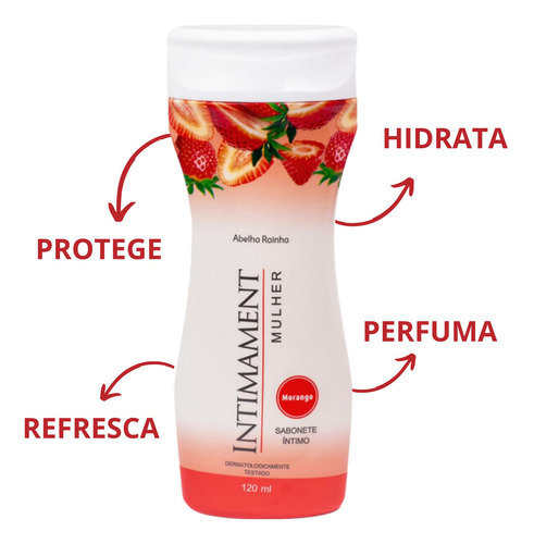 3 Sabonetes Líquido Íntimo Intimament Mulher 120ml
