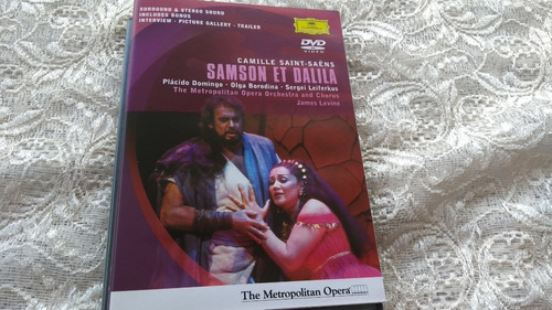 Camille Saint-saens Samson Et Dalila Dvd Ori Placido Domingo