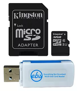 Cartão De Memória Kingston 32gb Sdhc Micro Canvas Select