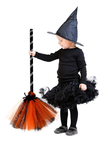 Escoba De Bruja De Halloween, Accesorio De Escoba Para Cospl