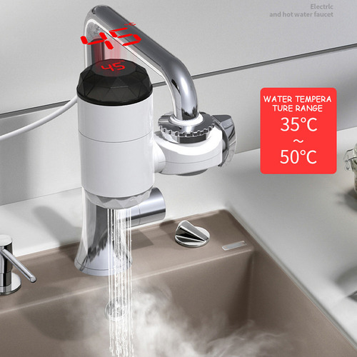 Calentador De Agua Caliente Instantáneo Sin Tanque, Grifo, C