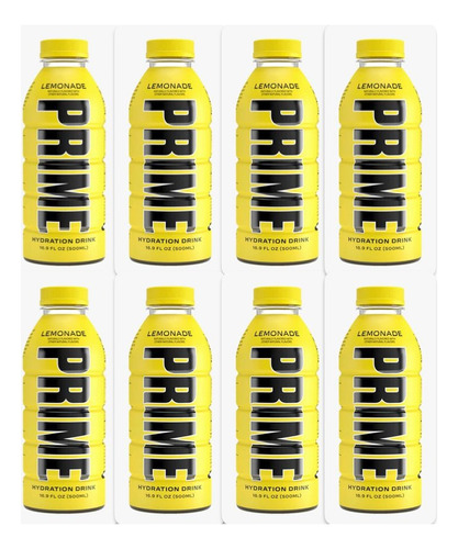 Prime Hydration - Lemonade 500 Ml  - 8 Pack