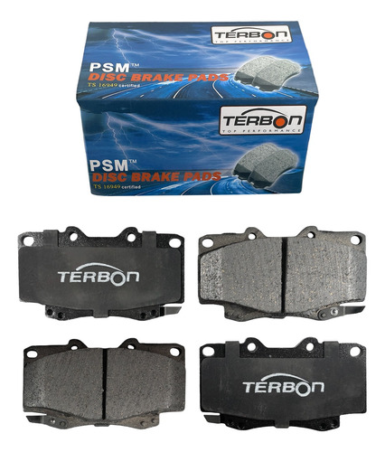 Pastillas Freno Terbon Toyota Hilux 3.0 Sw4 Delantera 05... 