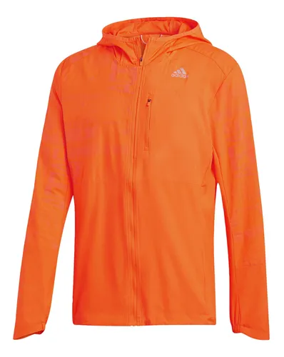 Campera Reflectante Own The Run Naranja adidas