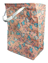 Comprar Canasto Cesto De Ropa Tela Plegable 60x40x30cm Juguetes Bz3