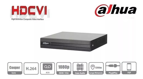 Imagen 3 de 6 de Kit Circuito Cerrado 6 Cámaras Domo Dahua 2 Mp 1 Tb Baluns