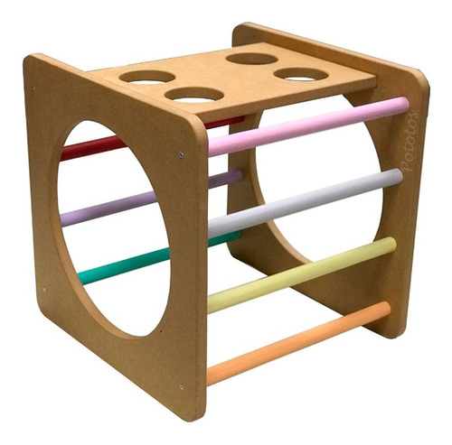 Cubo Trepador Montessori Juguetes De Madera Didácticos