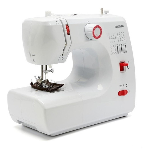 Imagen 2 de 2 de Máquina de coser recta Femmto HLT16 portable blanca 220V