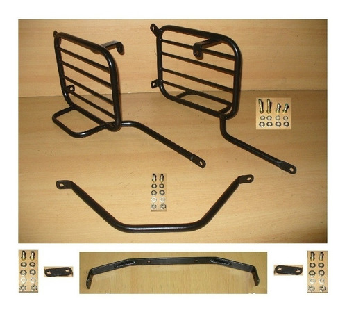 Soporte Lateral Alforjas C/base Honda Xr 190 L - Reforzado