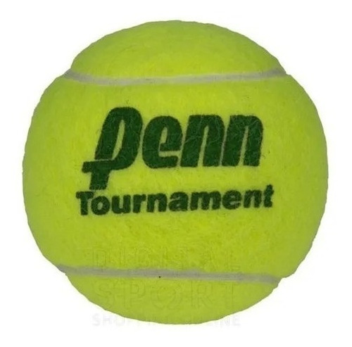 Pelotas Tenis Penn Ball Tournament Sello Verde X Unidad