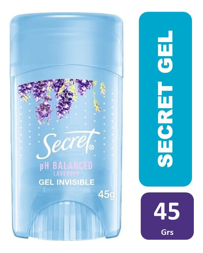 Gel Invisible Antitranspirante pH Balanced Lavender