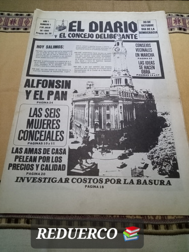 El Diario Y El Concejo Deliberante N° 1 Padula 2/7/1984 