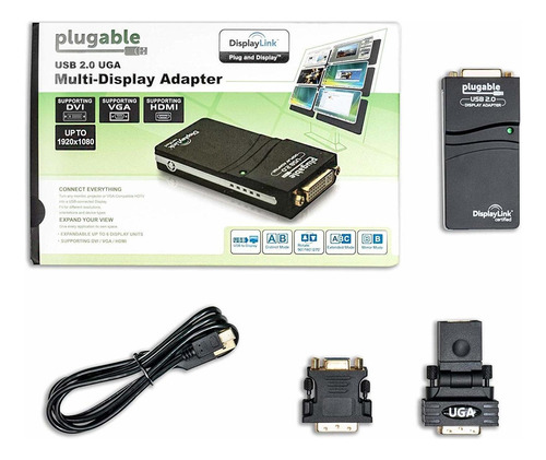 Plugable Usb 2.0 A Vga/dvi/hdmi Video Graphics Adaptador For
